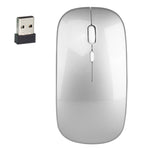 HXSJ M80 2.4GHz Wireless 1600DPI Three-speed Adjustable Optical Mute Mouse, Silver, White, Black, Grey, Gold, Rose Gold