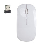 HXSJ M80 2.4GHz Wireless 1600DPI Three-speed Adjustable Optical Mute Mouse, Silver, White, Black, Grey, Gold, Rose Gold
