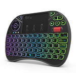 Combo Touchpad 2,5 polegadas com Retroiluminação (Preto), Rii X8