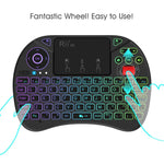 Combo Touchpad 2,5 polegadas com Retroiluminação (Preto), Rii X8