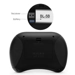 Combo Touchpad 2,5 polegadas com Retroiluminação (Preto), Rii X8