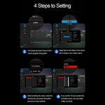 Teclado Gaming USB com 108 Teclas, Luz Mista, Interruptor Azul Mecânico AULA F2088 com Botão Metálico, Interruptor Azul Preto