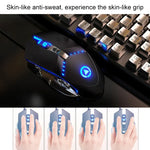 Conjunto Teclado e Rato Gaming com Sensação Mecânica Silenciosa YINDIAO V2