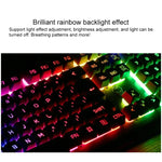 Conjunto Teclado e Rato Gaming com Sensação Mecânica Silenciosa YINDIAO V2