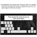 Conjunto Teclado e Rato Gaming com Sensação Mecânica Silenciosa YINDIAO V2