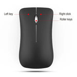 Rato Óptico Ergonómico Ajustável HXSJ T23 Bluetooth 5.0 + Bluetooth 3.0 + 2.4GHz Sem Fios Três Modos 4 Teclas 1600 DPI, T23 Preto