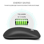 Rato Óptico Ergonómico Ajustável HXSJ T23 Bluetooth 5.0 + Bluetooth 3.0 + 2.4GHz Sem Fios Três Modos 4 Teclas 1600 DPI, T23 Preto