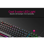 Teclado Gaming com Teclas Flutuantes iMICE AK-600 com Iluminação LED USB com Teclas Luminosas (Preto)