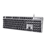 Teclado Mecânico com Fios Logitech K845 com Interruptores CHERRY Blue Axis e Retroiluminação, Comprimento do Cabo: 1,8m, CHERRY Blue Axis