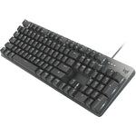 Teclado Mecânico com Fios Logitech K845 com Interruptores CHERRY Blue Axis e Retroiluminação, Comprimento do Cabo: 1,8m, CHERRY Blue Axis