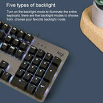 Teclado Mecânico com Fios Logitech K845 com Interruptores CHERRY Blue Axis e Retroiluminação, Comprimento do Cabo: 1,8m, CHERRY Blue Axis