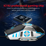 Rato Gaming com Fios Programável para E-sports HXSJ J700 com Iluminação Colorida, J700