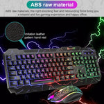 Kit Teclado Gaming com Fios SHIPADOO D620 com 104 Teclas e Retroiluminação RGB Colorida Estilhaçada para Portátil, PC