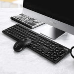 Conjunto Teclado e Rato Silencioso Sem Fios para Escritório e Negócios YINDIAO V3 Max