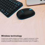 Conjunto Teclado e Rato Sem Fios Logitech MK245 Nano