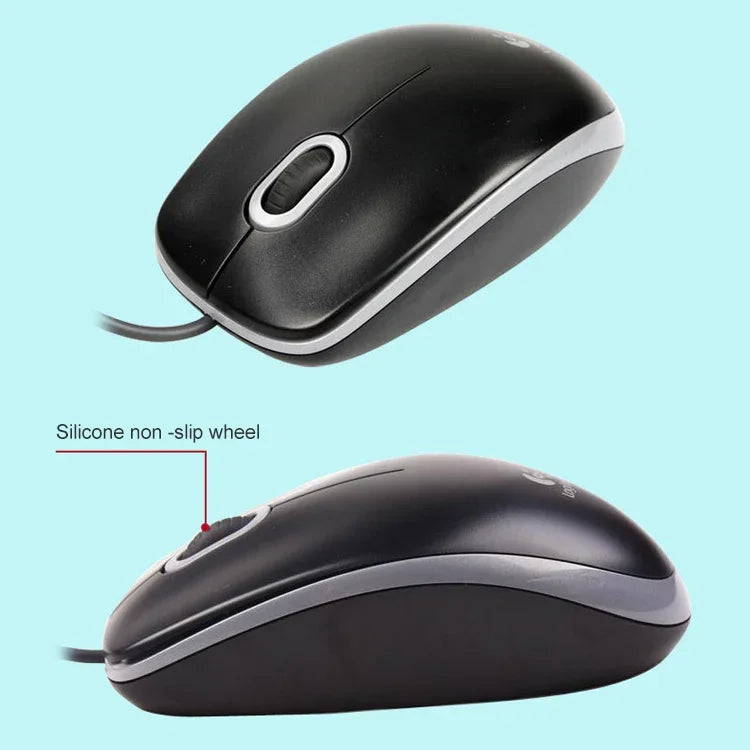Conjunto Teclado e Rato com Fios Logitech MK200