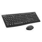 Conjunto Teclado e Rato Sem Fios Silencioso USB Logitech MK295