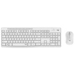 Conjunto Teclado e Rato Sem Fios Silencioso USB Logitech MK295