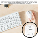 Conjunto Teclado e Rato Sem Fios Silencioso USB Logitech MK295