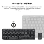 Conjunto Teclado e Rato Sem Fios Silencioso USB Logitech MK295