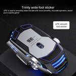 Rato Gaming Mecânico com Fios YINDIAO com 7 Teclas, 3200DPI, 4 Modos Ajustáveis, Luz RGB, Estilo: Versão Silenciosa