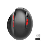 HXSJ T33 Rato Óptico Ergonómico Sem Fios 2.4GHz para Portátil