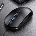 YINDIAO G2 Rato Empresarial com Fios, 1000DPI, 3 Teclas, Luz RGB