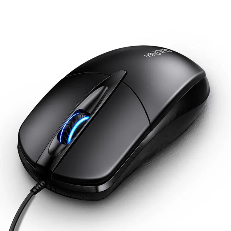 YINDIAO G2 Rato Empresarial com Fios, 1000DPI, 3 Teclas, Luz RGB