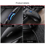 YINDIAO G2 Rato Empresarial com Fios, 1000DPI, 3 Teclas, Luz RGB