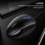 YINDIAO G2 Rato Empresarial com Fios, 1000DPI, 3 Teclas, Luz RGB