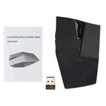 Rato Óptico Sem Fios USB 2.4GHz com Receptor, 1200 DPI Ajustável para Computador PC Portátil