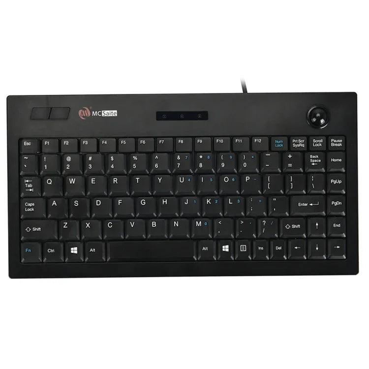 Teclado Multimédia com Fios MC Saite MC-9712, 88 Teclas, com Trackball para Windows, MC-9712