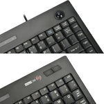 Teclado Multimédia com Fios MC Saite MC-9712, 88 Teclas, com Trackball para Windows, MC-9712