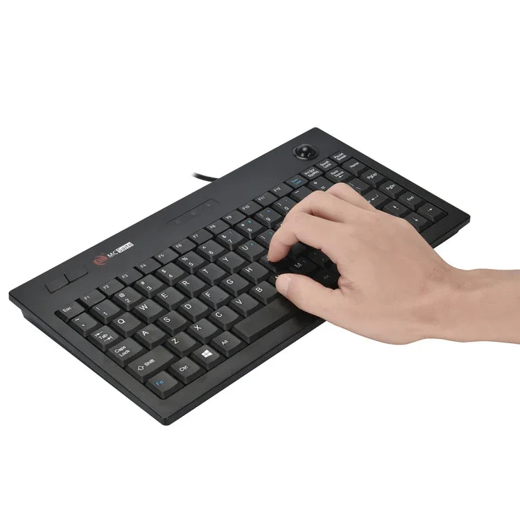Teclado Multimédia com Fios MC Saite MC-9712, 88 Teclas, com Trackball para Windows, MC-9712