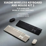 Conjunto Original Xiaomi Teclado + Rato Sem Fios 2.4GHz para Portátil, Computador de Secretária, Gen2