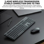 Conjunto Original Xiaomi Teclado + Rato Sem Fios 2.4GHz para Portátil, Computador de Secretária, Gen2