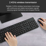 Conjunto Original Xiaomi Teclado + Rato Sem Fios 2.4GHz para Portátil, Computador de Secretária, Gen2