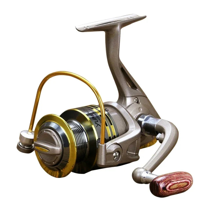 Carretel de Pesca Spinning com Rolamentos de Esferas em Metal Completo YUMOSHI, GS1000, GS2000, GS3000, GS4000, GS5000, GS6000, GS7000