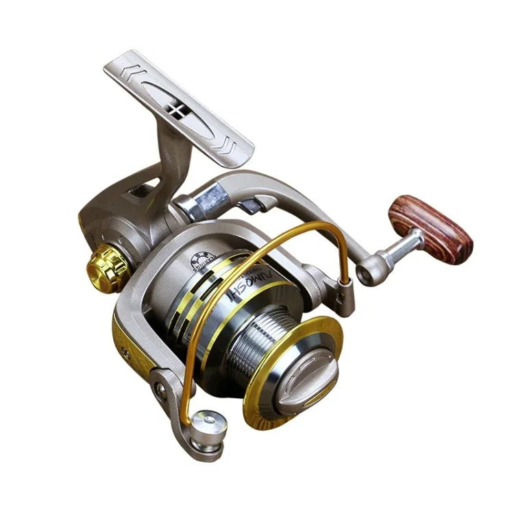 Carretel de Pesca Spinning com Rolamentos de Esferas em Metal Completo YUMOSHI, GS1000, GS2000, GS3000, GS4000, GS5000, GS6000, GS7000