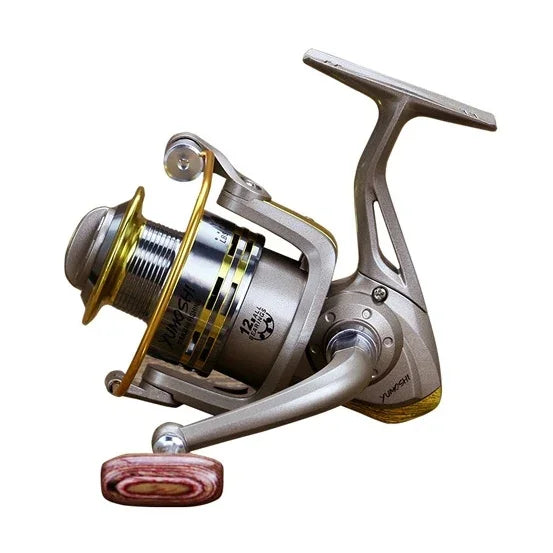Carretel de Pesca Spinning com Rolamentos de Esferas em Metal Completo YUMOSHI, GS1000, GS2000, GS3000, GS4000, GS5000, GS6000, GS7000
