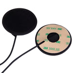 Microfone para capacete de motocicleta com PTT de 2 pinos e volume ajustável para rádio walkie talkie BAOFENG