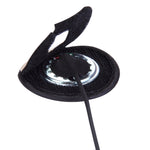 Microfone para capacete de motocicleta com PTT de 2 pinos e volume ajustável para rádio walkie talkie BAOFENG