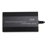 Carregador universal para portátil notebook 100W com carregador de carro, adaptador de energia AC, 8 adaptadores de energia e 1 porta USB para Samsung, Sony, Asus, Acer, IBM, HP, DELL, ficha US