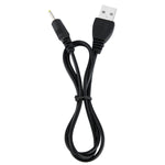 Cabo de alimentação USB macho para DC 2,5 x 0,7mm, comprimento: 120cm