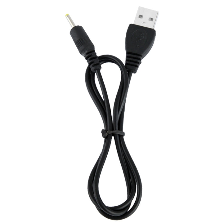 Cabo de alimentação USB macho para DC 2,5 x 0,7mm, comprimento: 120cm