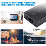 Carregador universal para portátil notebook 100W com carregador de carro, adaptador de energia AC, 8 adaptadores de energia e 1 porta USB para Samsung, Sony, Asus, Acer, IBM, HP, DELL, ficha UK, ficha AU, ficha EU, ficha UK