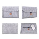 Bolsa interior para portátil em feltro multiusos ND06 para portátil de 12,5 polegadas, 12,5 polegadas