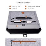 Bolsa interior para portátil em feltro multiusos ND06 para portátil de 12,5 polegadas, 12,5 polegadas