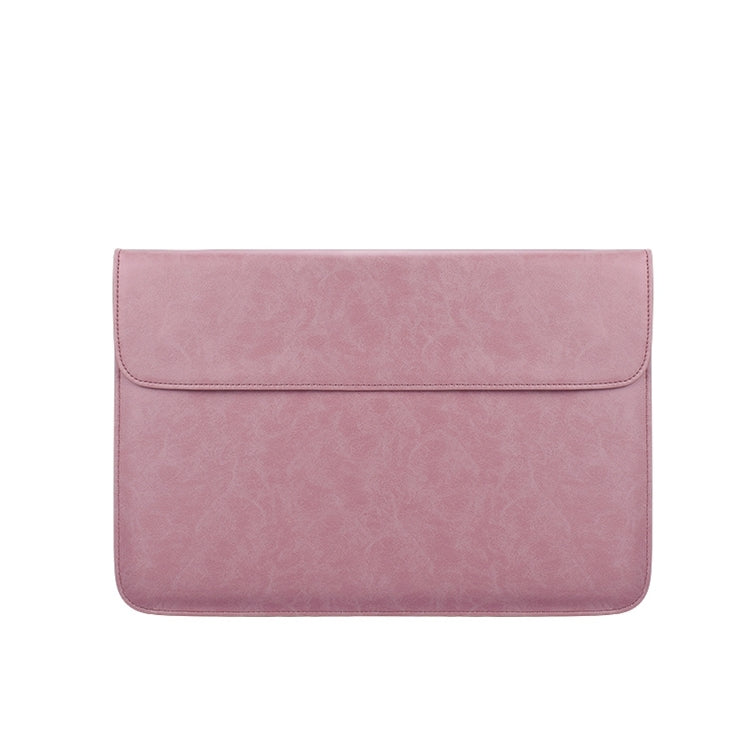 Bolsa Interna para Portátil de 15,4 polegadas com Fecho Magnético Invisível Horizontal em Pele PU PU01S, 15,4 polegadas