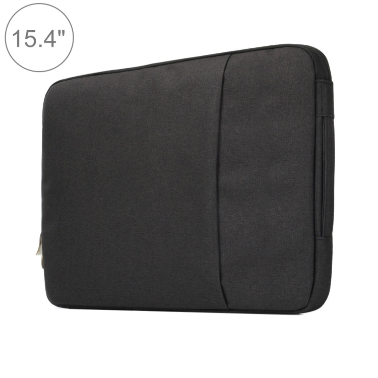 15.4 inch Universal Fashion Soft Laptop Denim Bags Portable Zipper Notebook Laptop Case Pouch for MacBook Air / Pro, Lenovo and other Laptops, Size: 39.2x28.5x2cm, 15.4 inch Purple, 15.4 inch Magenta, 15.4 inch Blue, 15.4 inch Grey, 15.4 inch Dark Blue...